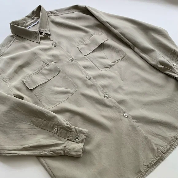 Vintage Taupe Shirt - Picture 3 of 4